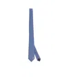 Gucci Tie With  Crest In Blue