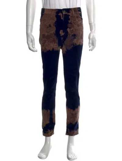 Pre-owned Gucci Tie-dye Print Joggers In Blue