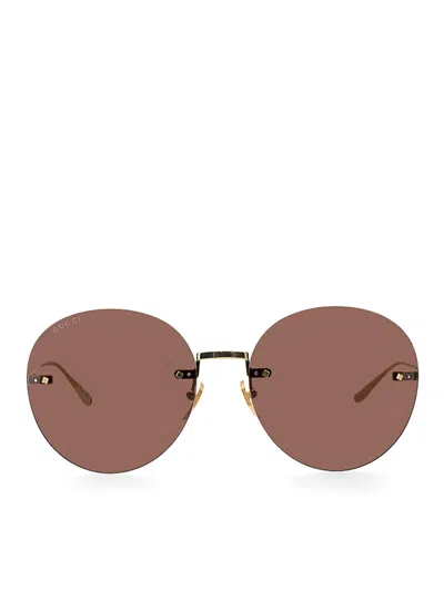 Gucci Tiger Glasses With Pendant In Multi