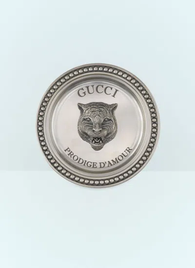 Gucci Tiger Incense Burner In Metallic