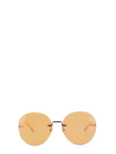 Gucci Tiger Frame Sunglasses With 5.8 Cm Lens Diameter In Yellow