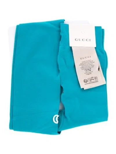 Pre-owned Gucci Tights W/tags In Blue
