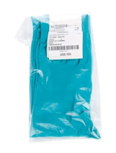 Pre-owned Gucci Tights W/tags In Blue