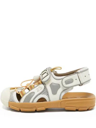 Pre-owned Gucci Tinsel Sports Sandals