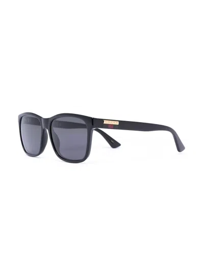 Gucci Tinted Square-frame Sunglasses In Black
