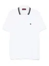 Gucci Cotton Piquet Polo Shirt With Embroidery In White