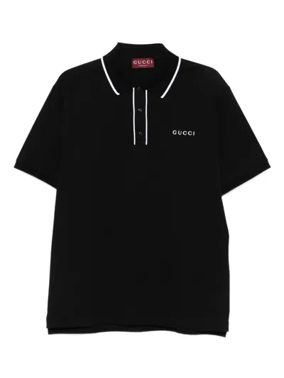 Gucci Tipped-collar Polo Shirt
