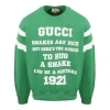 Gucci 'to Hug A Snake' Cotton Sweatshirt 'green'