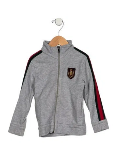 Pre-owned Gucci Babies' Toddler Boy's Long Sleeve Jacket In Grey