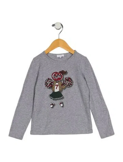 Pre-owned Gucci Babies' Toddler Boy's Long Sleeve Shirt In Gray