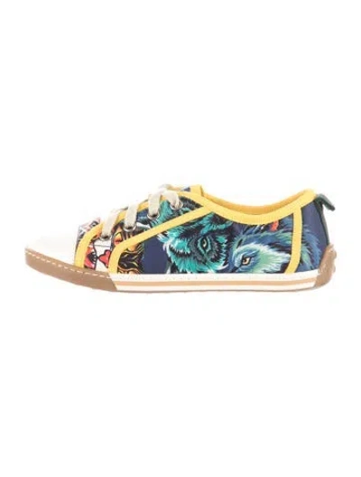 Pre-owned Gucci Babies' Toddler Boy's Low Top Sneakers In Multi