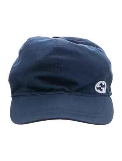 Pre-owned Gucci Babies' Toddler Boys' Baseball Cap In Blue