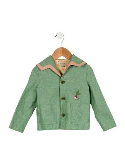 Pre-owned Gucci Babies' Toddler Boys' Blazer In Green