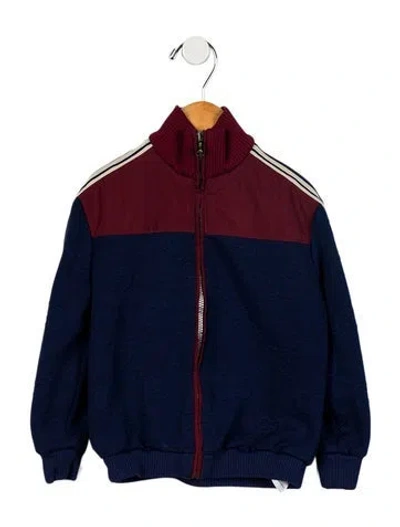 Pre-owned Gucci Babies' Toddler Boys' Colorblock Casual Jacket In Blue