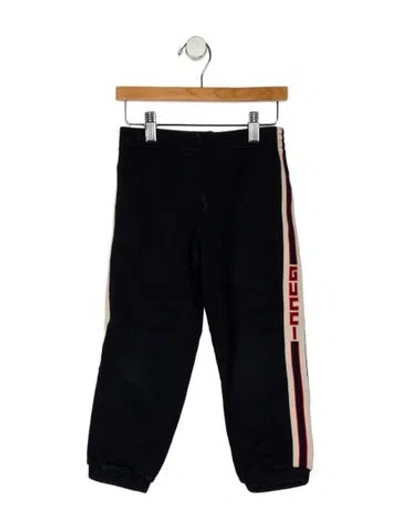 Pre-owned Gucci Babies' Toddler Boys' Cuffed Sweatpants In Blue