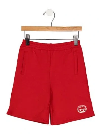 Pre-owned Gucci Babies' Toddler Boys' Interlocking G Shorts In Red