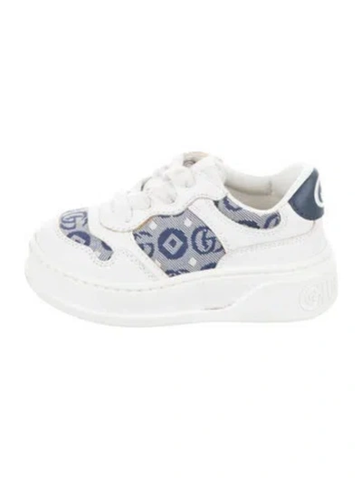 Pre-owned Gucci Babies' Toddler Boys' Low Top Sneakers In White