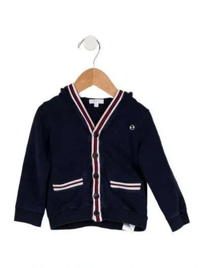 Pre-owned Gucci Babies' Toddler Girls' Hoodie In Blue
