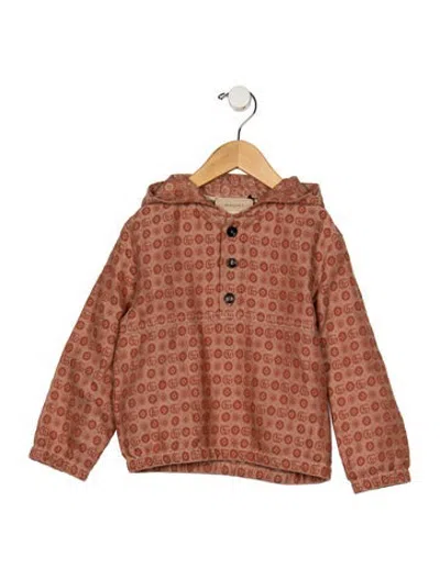 Pre-owned Gucci Babies' Toddler Girls Pattern Jacket  W/tags In Orange