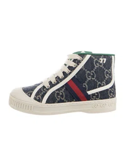 Pre-owned Gucci Babies' Toddler High Top Sneakers In Multi