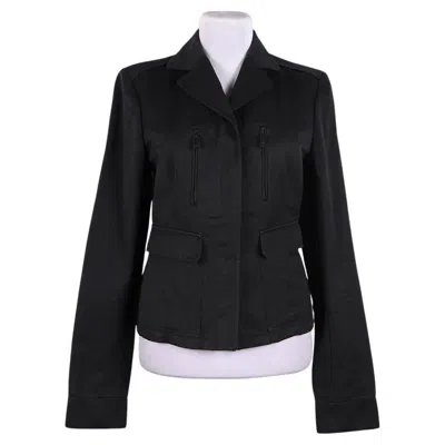 Pre-owned Gucci Tom Ford 1999 Linen Cotton Jacket In Black
