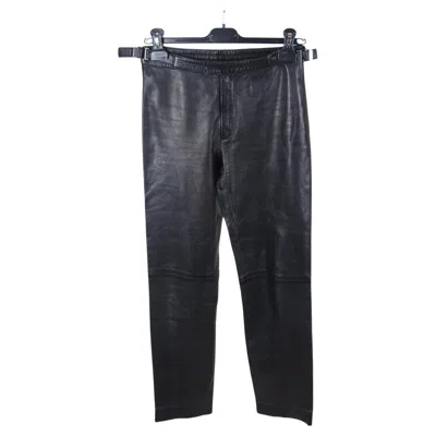 Pre-owned Gucci Tom Ford Era 1998 Leather Pants In Black