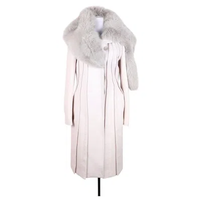 Pre-owned Gucci Tom Ford Fall 2004 Wool/angora Coat. Vintage, Size 40 It In Gray
