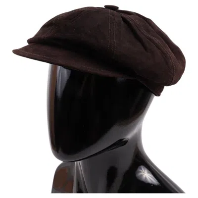 Pre-owned Gucci Tom Ford Suede Logo Cap In Black