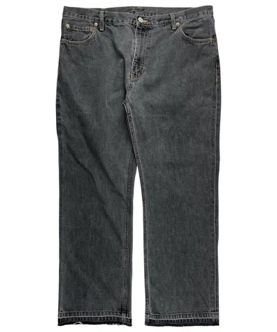 Pre-owned Gucci Tom Ford Vintage Gray Raw Hem Bootcut Denim Jeans