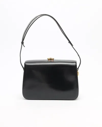 Gucci Top Flap Box Bag In Black