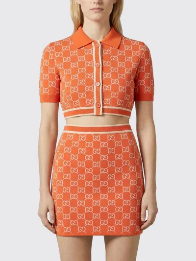 Gucci Top Woman  In Orange