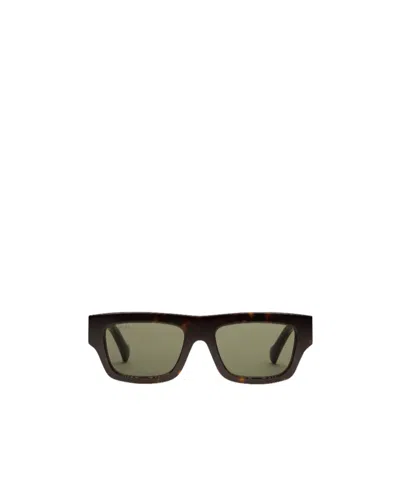 Gucci Tortoise Square-frame Sunglasses In Black