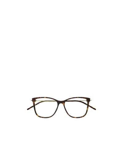 Gucci Tortoiseshell Cat-eye Frame Glasses In Brown