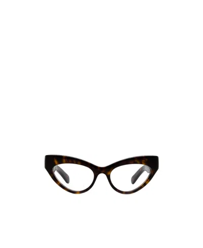 GUCCI GUCCI EYEWEAR CAT-EYE THICK FRAMED GLASSES