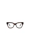 Gucci Tortoiseshell-effect Cat-eye Glasses In Brown