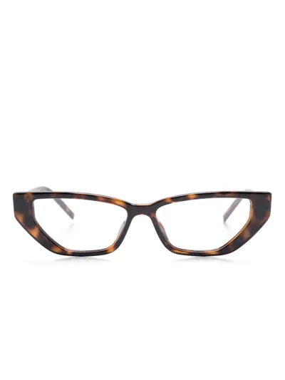 Gucci Tortoiseshell-effect Glasses In Blau
