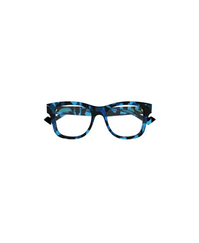 Gucci Tortoiseshell-effect Rectangle-frame Glasses In Black
