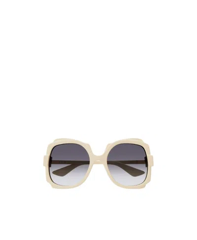 Gucci Tortoiseshell-effect Square-frame Sunglasses In Nude