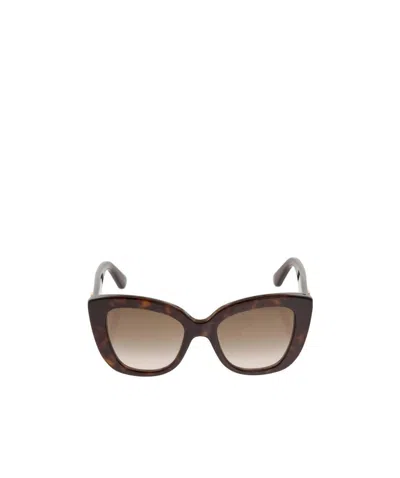 Gucci Tortoiseshell-effect Sunglasses In Brown