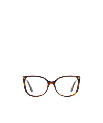 Gucci Tortoiseshell Glasses In Black