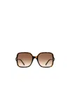 Gucci Brown Gradient Square Ladies Sunglasses Gg1448sa 002 59 In Brown