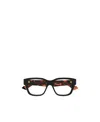 Gucci Tortoiseshell Rectangle-frame Glasses In Black
