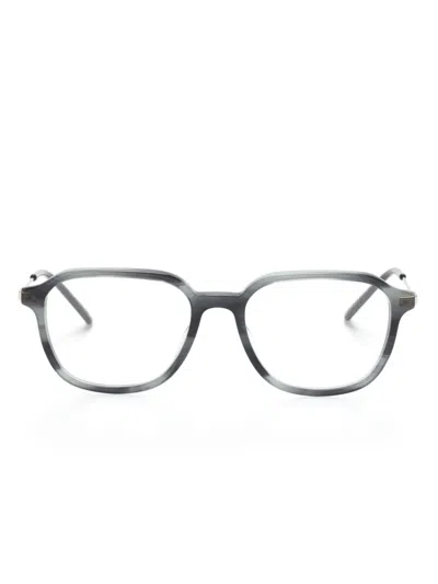 Gucci Tortoiseshell Square-frame Glasses In 黑色