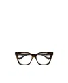 Gucci Tortoiseshell Square-frame Glasses In Black