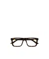 Gucci Demo Rectangular Men's Eyeglasses Gg0006oan 001 55 In Black