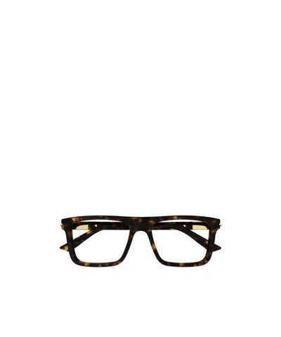 GUCCI GUCCI EYEWEAR SQUARE FRAME GLASSES