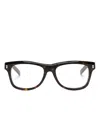 Gucci Tortoiseshell Square-frame Glasses In Brown