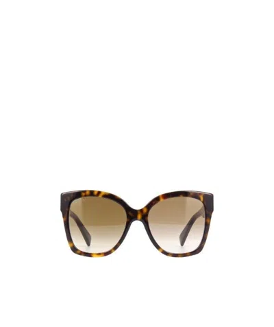Gucci Tortoiseshell Square Sunglasses In Nude