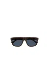 Gucci Tortoiseshell Wayfarer-frame Sunglasses In Blue