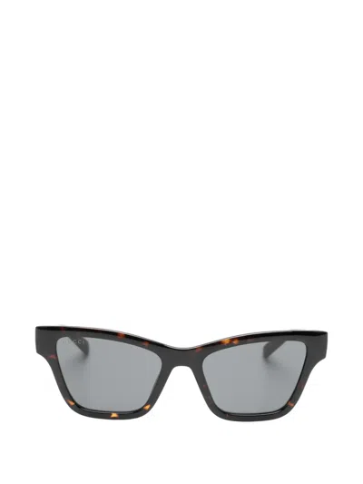 Gucci Tortoiseshell-effect Square-frame Sunglasses In Brown